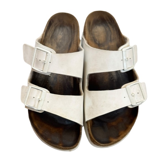 Birkenstock Papillio Arizona Platform WHITE Vegan 40 - Picture 2 of 8